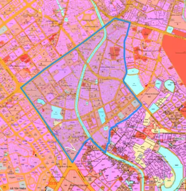 Bản đồ quy hoạch Phường Khương Đình, Thành phố Hà Nội