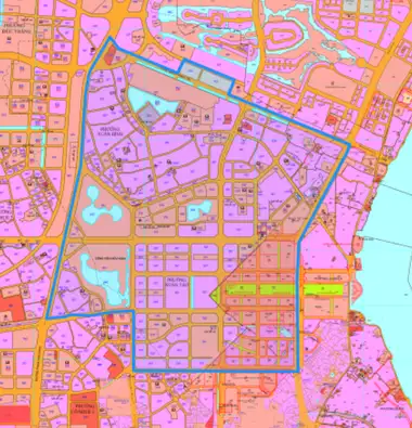 Bản đồ quy hoạch Phường Xuân Đỉnh, Thành phố Hà Nội