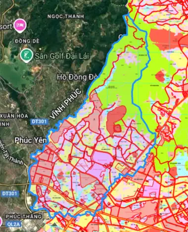 Bản đồ quy hoạch Xã Kim Anh, Thành phố Hà Nội