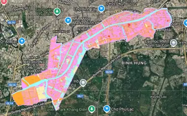 Bản đồ quy hoạch Quận 8, Hồ Chí Minh