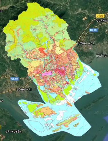 Bản đồ quy hoạch Huyện Đầm Hà, Quảng Ninh